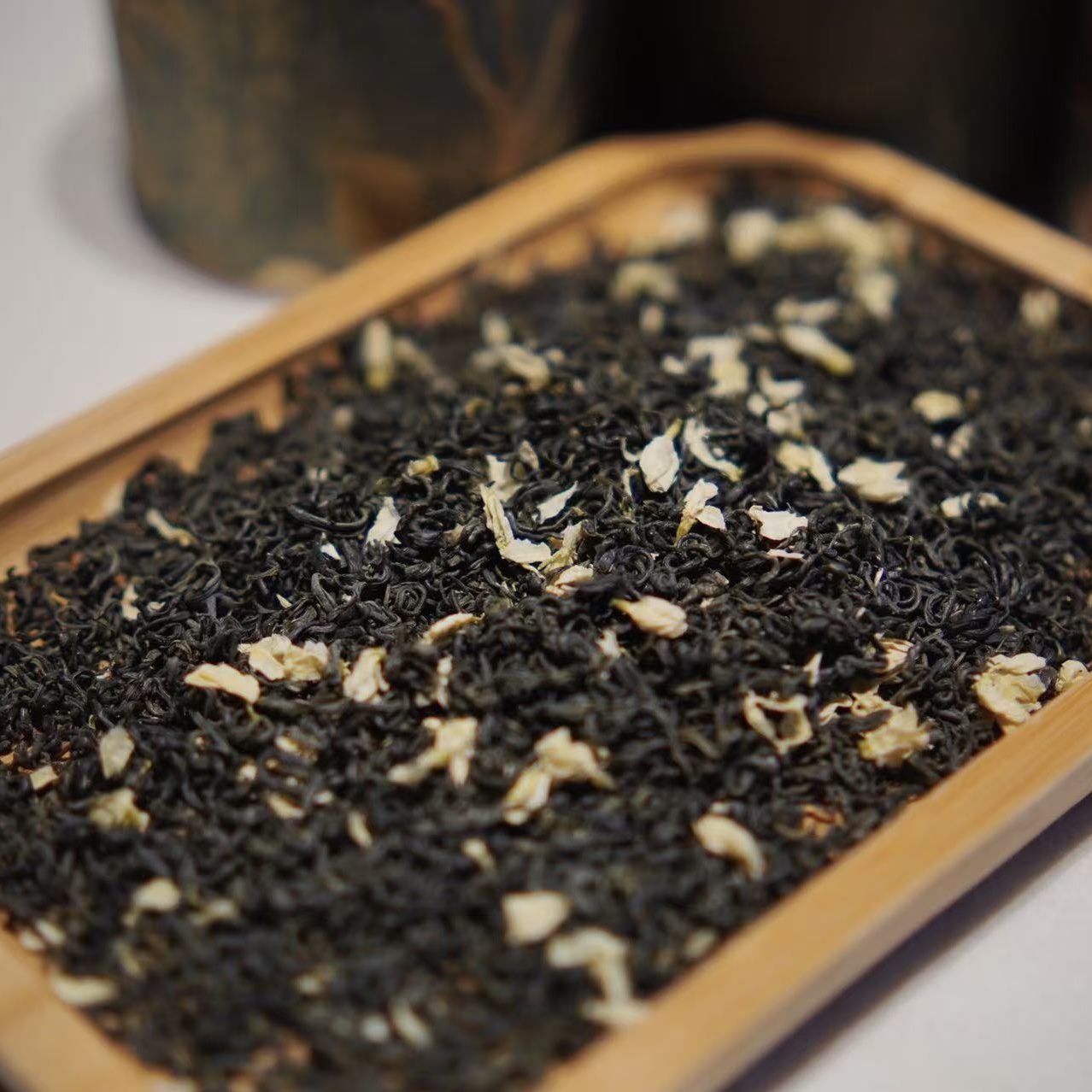 绿茶正宗浓香型新茶茉莉花茶叶罐装茶叶